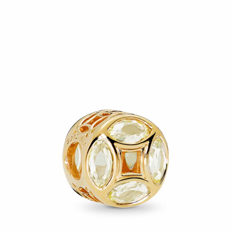 Pandora Australia Shine™ Good Fortune Coin Charm - 18ct Gold Plated | QVGWXL309